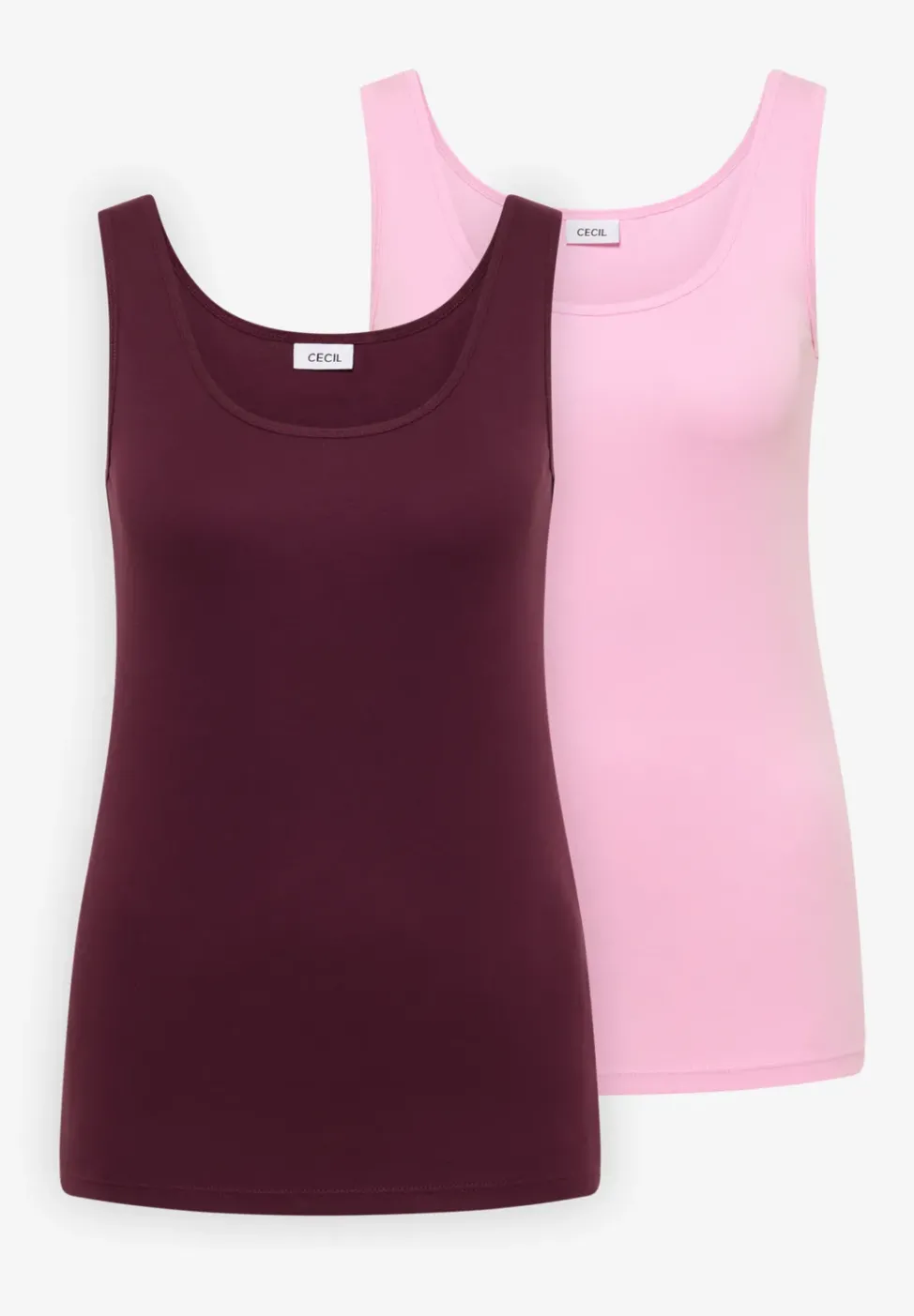 Basic Top mit Rundhals im 2er-Pack