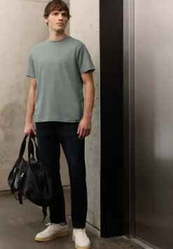 Basic T-Shirt aus reiner Baumwolle