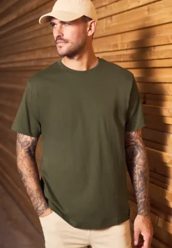 Basic T-Shirt aus reiner Baumwolle