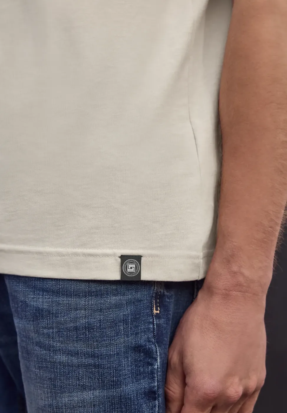 Basic T-Shirt aus reiner Baumwolle