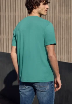 Basic T-Shirt aus reiner Baumwolle