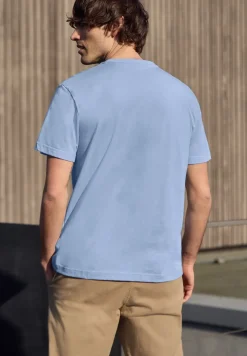Basic T-Shirt aus reiner Baumwolle