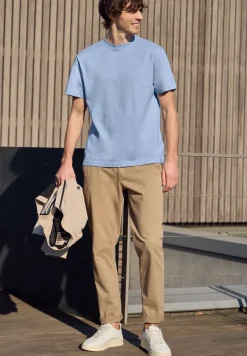 Basic T-Shirt aus reiner Baumwolle