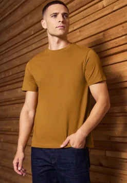 Basic T-Shirt aus reiner Baumwolle