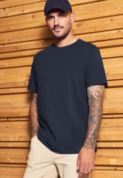 Basic T-Shirt aus reiner Baumwolle