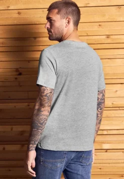 Basic T-Shirt aus reiner Baumwolle