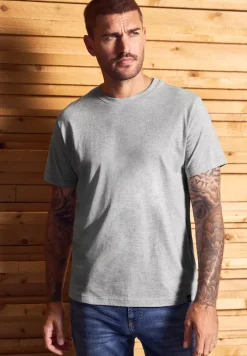 Basic T-Shirt aus reiner Baumwolle