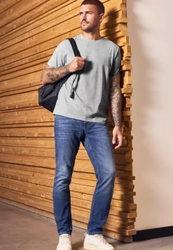 Basic T-Shirt aus reiner Baumwolle