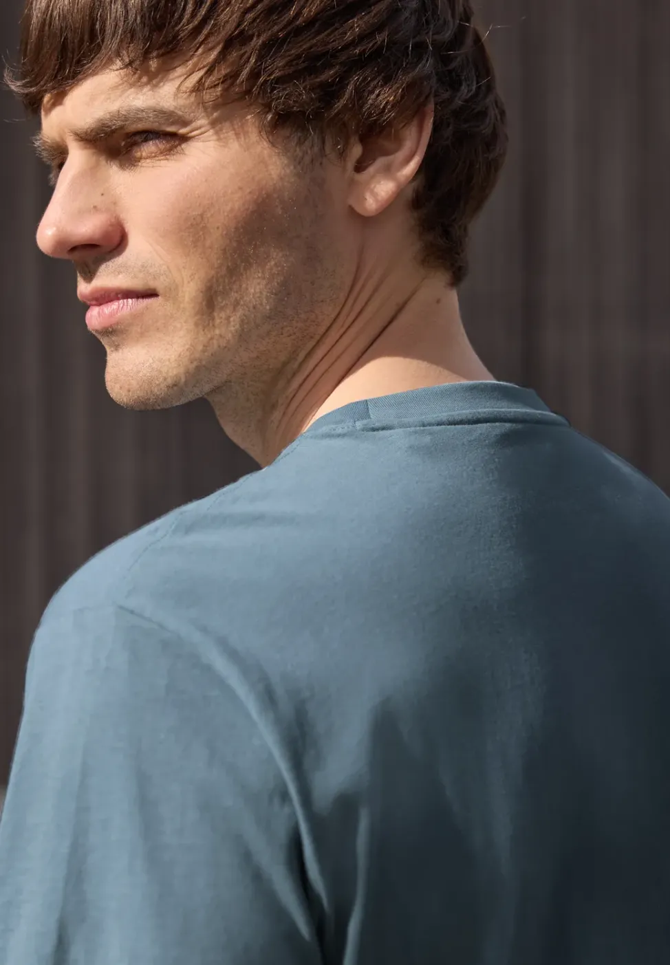 Basic T-Shirt in Unifarbe