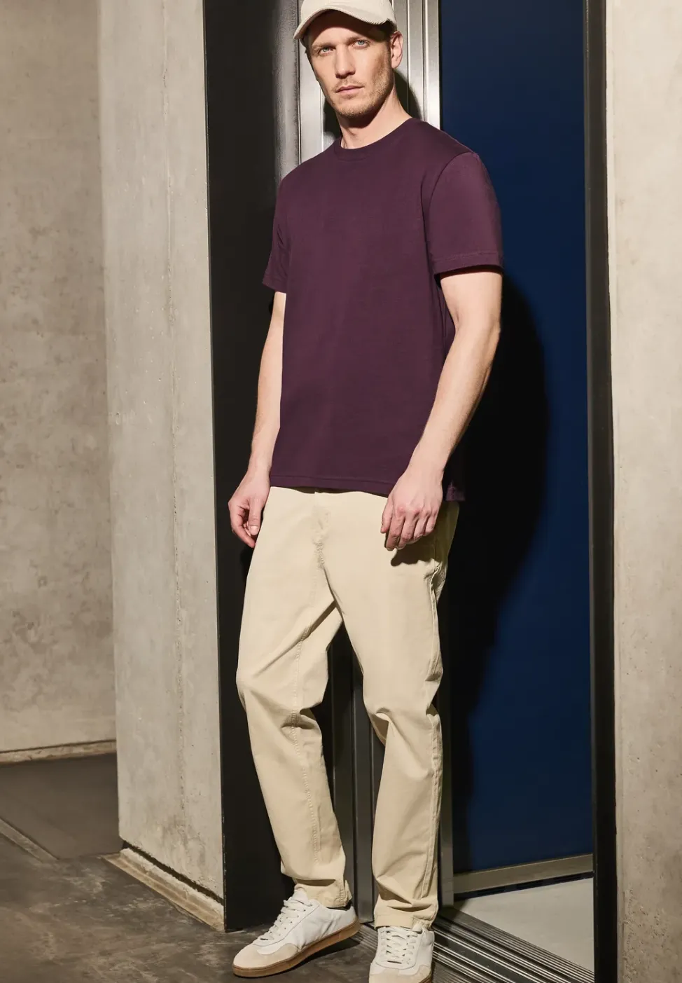 Basic T-Shirt in Unifarbe