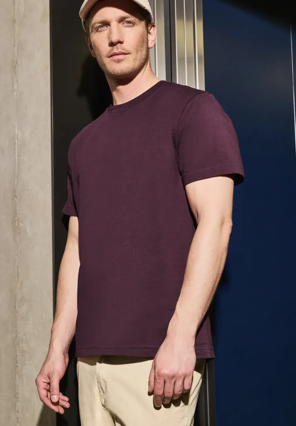 Basic T-Shirt in Unifarbe