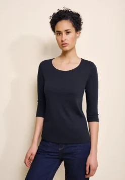 Basic T-Shirt mit 3/4 Arm
