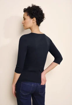 Basic T-Shirt mit 3/4 Arm