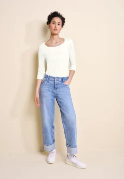 Basic T-Shirt mit 3/4 Arm