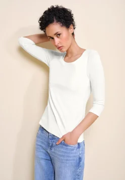 Basic T-Shirt mit 3/4 Arm