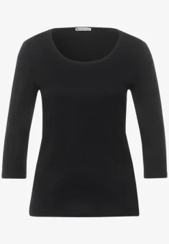 Basic T-Shirt mit 3/4 Arm