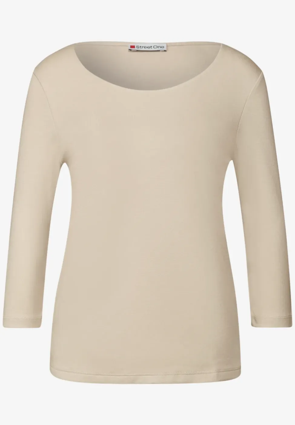 Basic T-Shirt mit 3/4 Arm