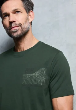 Basic T-Shirt mit Chestprint