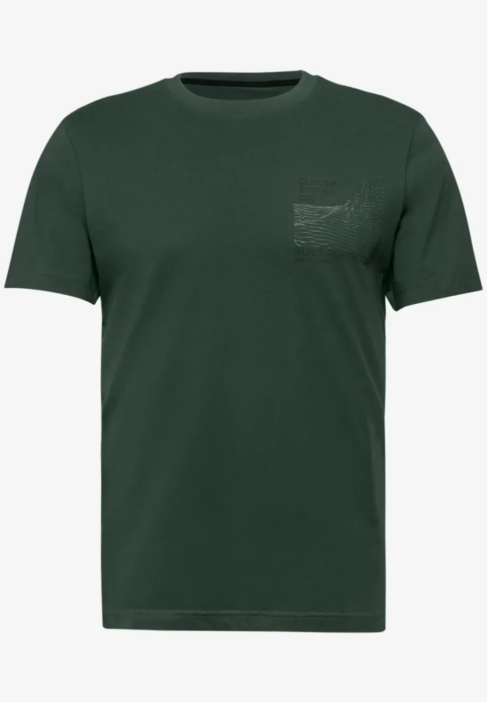Basic T-Shirt mit Chestprint