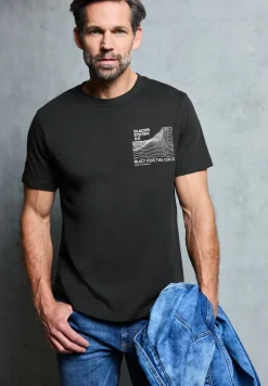 Basic T-Shirt mit Chestprint