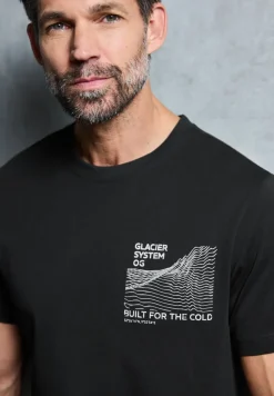 Basic T-Shirt mit Chestprint