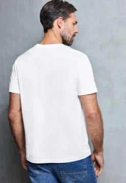 Basic T-Shirt mit Frontprint