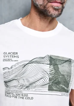 Basic T-Shirt mit Frontprint