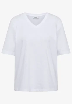 Basic T-Shirt mit Kurzarm und V-Neck
