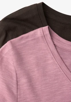 Basic T-Shirt mit Kurzarm im 2er-Pack