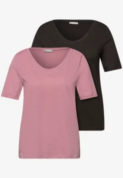 Basic T-Shirt mit Kurzarm im 2er-Pack