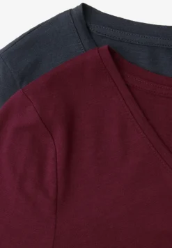 Basic T-Shirt mit Kurzarm im 2er-Pack