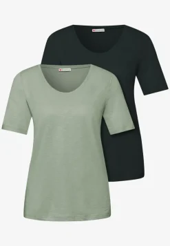 Basic T-Shirt mit Kurzarm im 2er-Pack