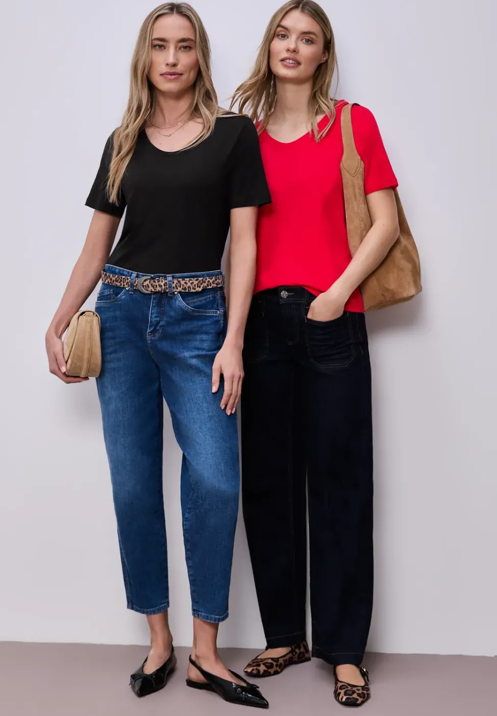 Basic T-Shirt mit Kurzarm im 2er-Pack