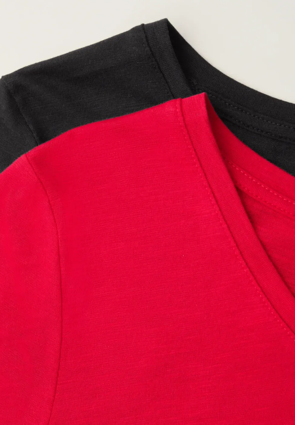 Basic T-Shirt mit Kurzarm im 2er-Pack