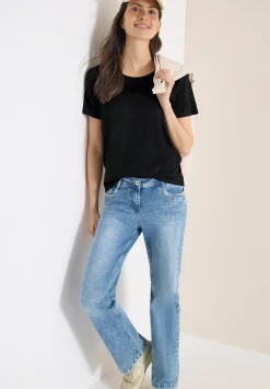 Basic T-Shirt mit Rundhals im 2er-Pack