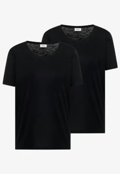 Basic T-Shirt mit Rundhals im 2er-Pack