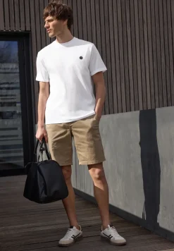 Basic T-Shirt mit Rundhals und Turn-Up