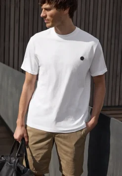 Basic T-Shirt mit Rundhals und Turn-Up