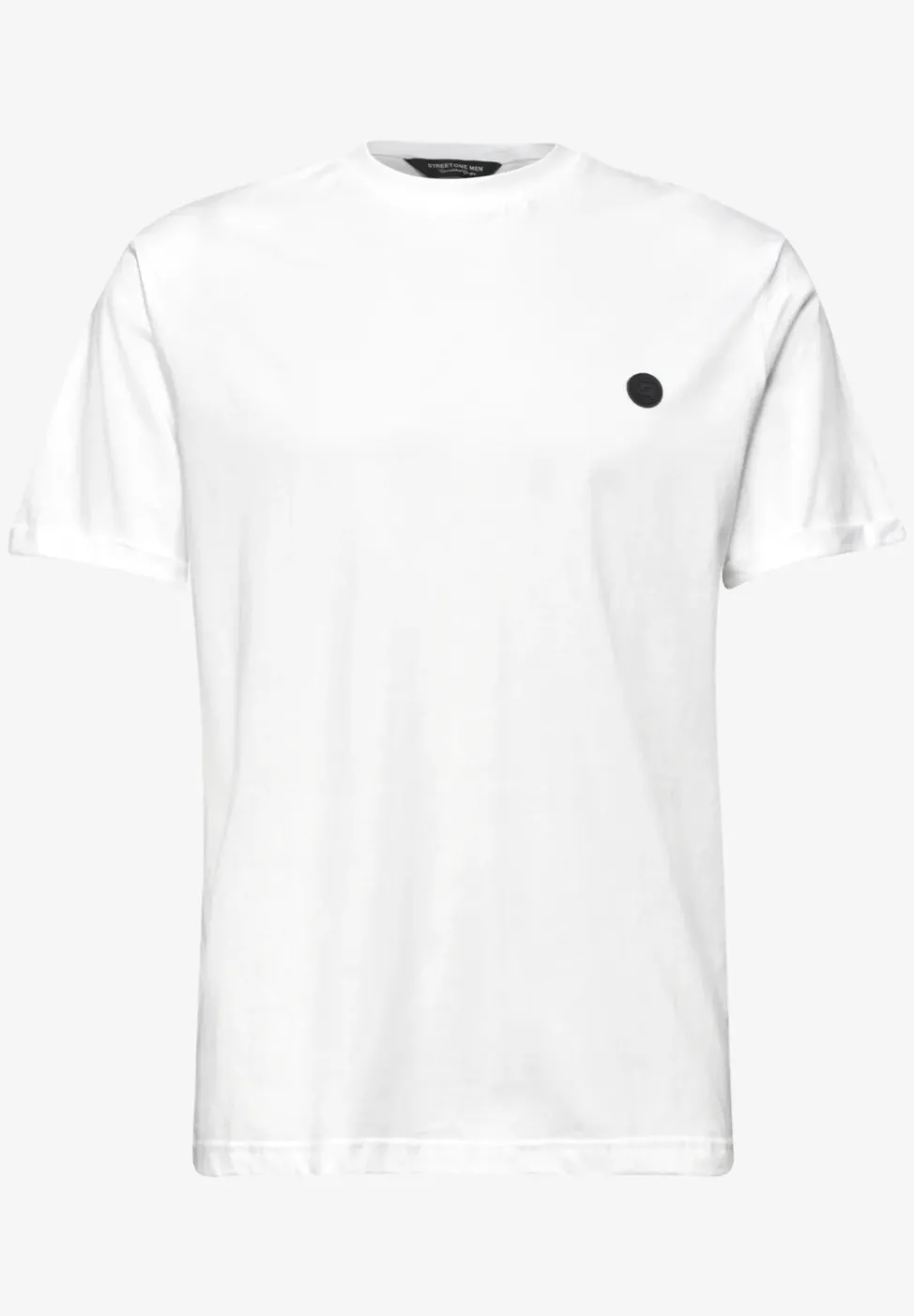 Basic T-Shirt mit Rundhals und Turn-Up