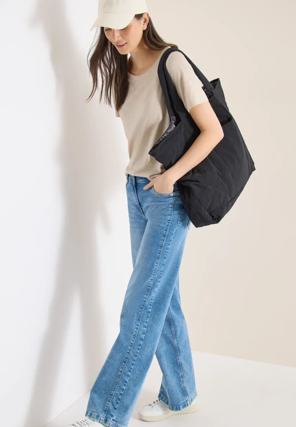 Basic T-Shirt mit Rundhals im 2er-Pack