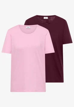 Basic T-Shirt mit Rundhals im 2er-Pack