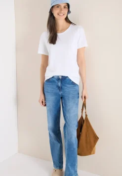 Basic T-Shirt mit Rundhals im 2er-Pack