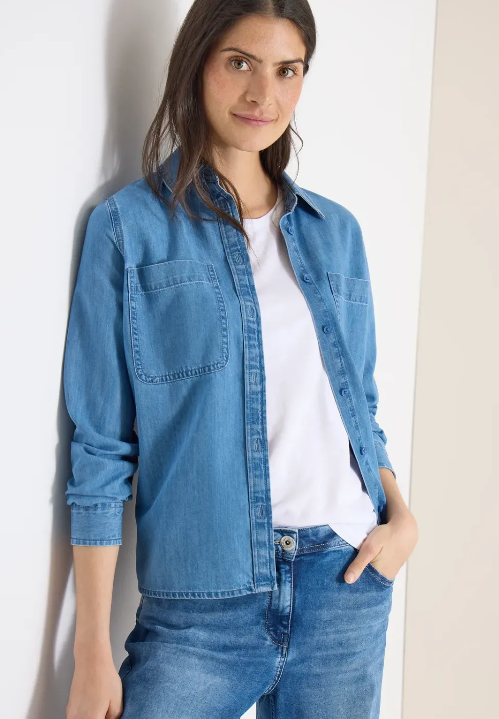 Basic T-Shirt mit Rundhals im 2er-Pack