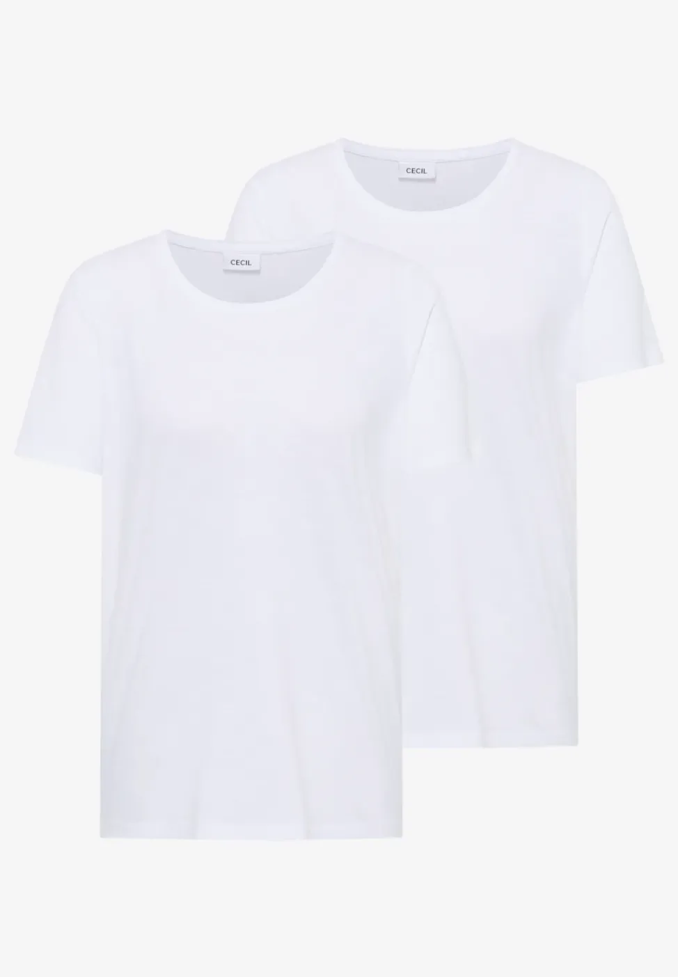 Basic T-Shirt mit Rundhals im 2er-Pack