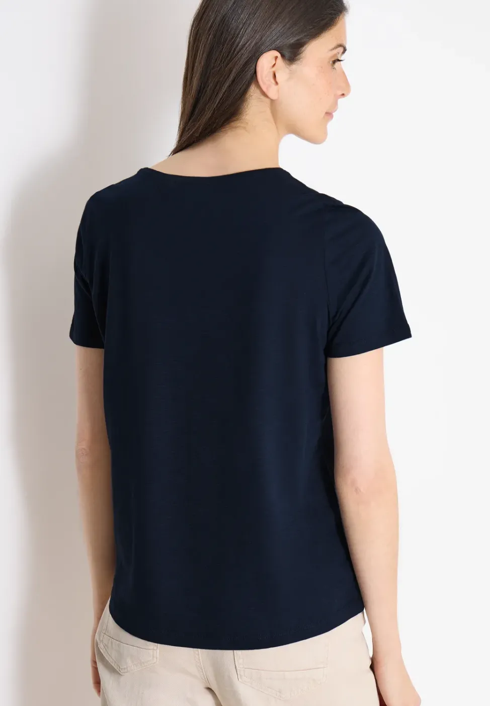 Basic T-Shirt mit Rundhals im 2er-Pack