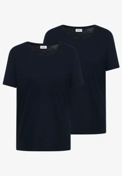 Basic T-Shirt mit Rundhals im 2er-Pack