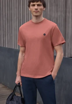 Basic T-Shirt mit Rundhals und Turn-Up