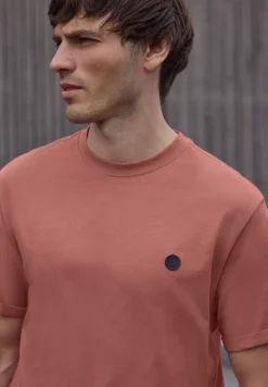 Basic T-Shirt mit Rundhals und Turn-Up