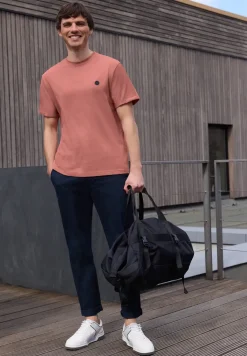 Basic T-Shirt mit Rundhals und Turn-Up