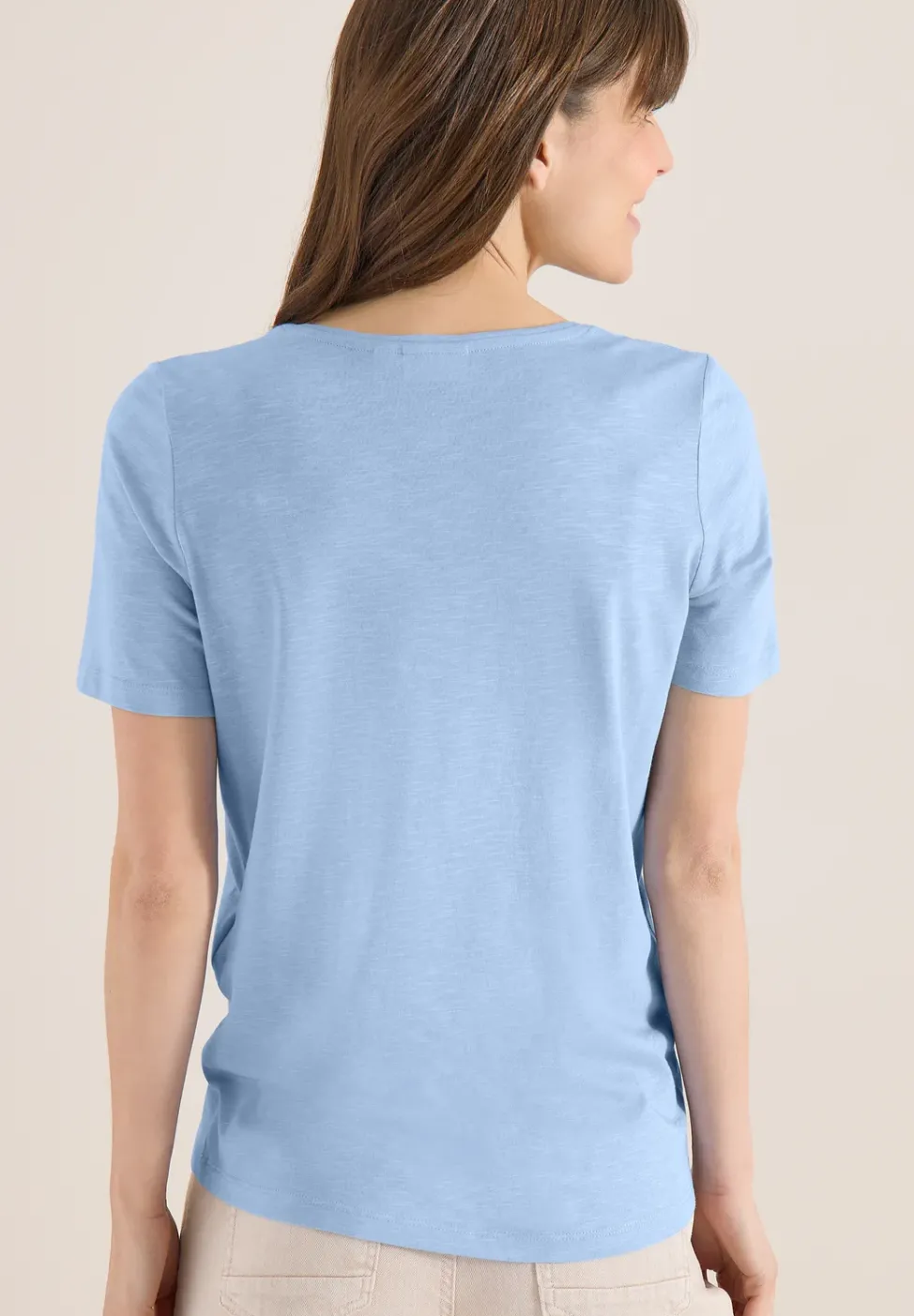 Basic T-Shirt mit Rundhals im 2er-Pack